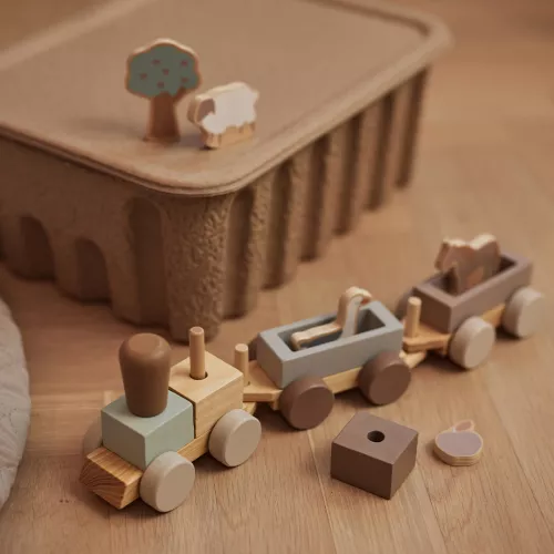 Jollein Blokkentrein Farm 8 Jollein Blokkentrein Farm - Afbeelding 6