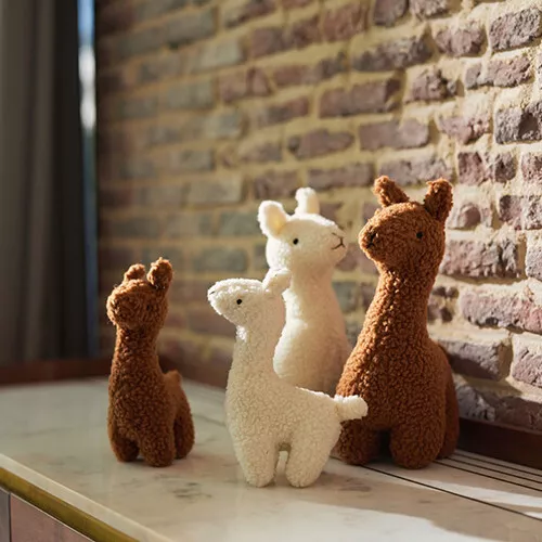 Jollein Knuffellama Caramel - 20 Cm 5 Jollein Knuffellama Caramel - 20 Cm - Afbeelding 3