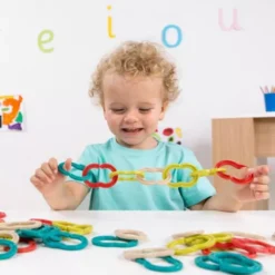 Miniland Mijn Eerste Ketting Eco Chains - 48st -Janod Winkel ketting2 1