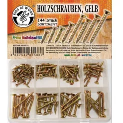 Kids At Work Houtschroeven - Geel (144st) 6 Kids At Work Houtschroeven - Geel (144st) -Janod Winkel kids at work houtschroeven geel 144st 2