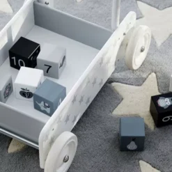 Kids Concept Loopwagen Wit-grijs 7 Kids Concept Loopwagen Wit-grijs -Janod Winkel kids concept loopwagen wit grijs