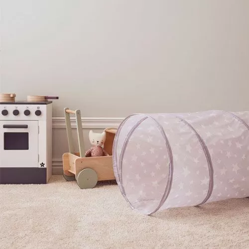 Kids Concept Speeltunnel Star - Lila - 180 Cm 4 Kids Concept Speeltunnel Star - Lila - 180 Cm - Afbeelding 2