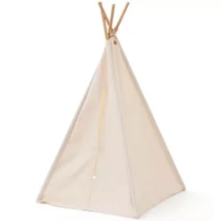 Kids Concept Tipi Wigwam Mini - Naturel 53x53x75 Cm -Janod Winkel kids concept tipi wigwam mini naturel 53x53x75 cm1