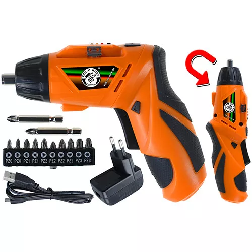 Kids At Work Accuschroevendraaier Draaibaar 3 Kids At Work Accuschroevendraaier Draaibaar