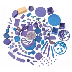 Grimm's Stapelset Kiezelstenen Limited Edition - Paars -Janod Winkel kiezels paars4