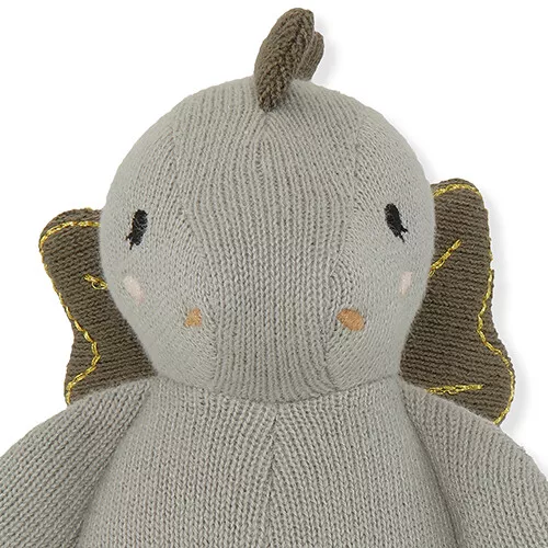 Konges Sløjd Knuffeldraak Warm Grey 4 Konges Sløjd Knuffeldraak Warm Grey - Afbeelding 2