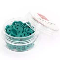 La Petite épicerie Kralendoosje Met 200 Heishi Kralen - Zeegroen