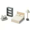 Liewood Poppenhuisslaapkamer Amanda - Hunter Green Mix -Janod Winkel liewood poppenhuismeubels amanda hunter green mix 2
