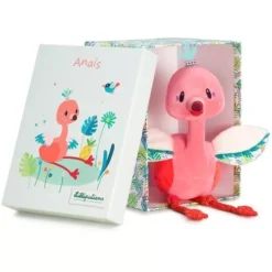 Lilliputiens Knuffelflamingo Anaïs - 30 Cm 8 Lilliputiens Knuffelflamingo Anaïs - 30 Cm -Janod Winkel lilliputiens knuffelflamingo ana s2