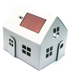 Litogami Bouwpakketje Huisje Met Zonnepaneel - Wit -Janod Winkel litogami bouwpakket huisje met zonnepaneel wit 4