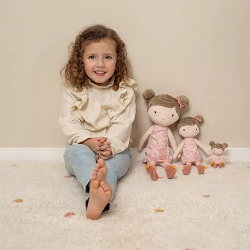 Little Dutch Lappenpop Rosa - Lichtroze - 35 Cm 5 Little Dutch Lappenpop Rosa - Lichtroze - 35 Cm - Afbeelding 3