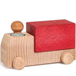 Lubulona Vrachtwagen Met Poppetje - Rood