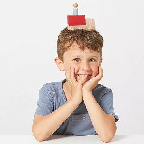 Lubulona Vrachtwagen Met Poppetje - Rood 5 Lubulona Vrachtwagen Met Poppetje - Rood - Afbeelding 3