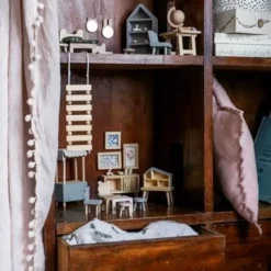 Lundby DIY Poppenhuis Eetkamer -Janod Winkel lundby doe het zelf poppenmeubels woonkamer2 1 1 2