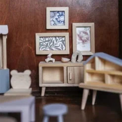 Lundby DIY Poppenhuis Slaapkamer -Janod Winkel lundby doe het zelf poppenmeubels woonkamer4 1