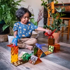 Magna-tiles Magnetische Tegels Dino World - 40st -Janod Winkel magna tiles magnetische tegels dino world 40st 13