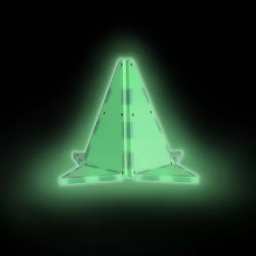 Magna-tiles Magnetische Tegels Glow In The Dark - 16st 4 Magna-tiles Magnetische Tegels Glow In The Dark - 16st - Afbeelding 2