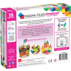 Magna-tiles Magnetische Tegels Stardust - 15st -Janod Winkel magna tiles magnetische tegels stardust 15st 2