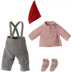 Maileg Knuffelmuis Kerstjongen - Medium - 33 Cm -Janod Winkel maileg knuffelmuis kerstjongen medium 33 cm 2