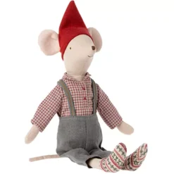 Maileg Knuffelmuis Kerstjongen - Medium - 33 Cm -Janod Winkel maileg knuffelmuis kerstjongen medium 33 cm 3