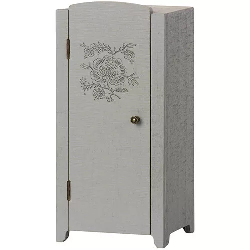 Maileg Poppenhuis Kast Grijs-mint - 23 Cm 4 Maileg Poppenhuis Kast Grijs-mint - 23 Cm - Afbeelding 2