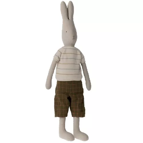 Maileg Poppenkleding Gebreide Streepjestrui - Knuffelkonijn - Maat 5 - Afbeelding 2