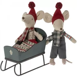 Maileg Poppenslee - Groen - 12 Cm -Janod Winkel maileg poppenslee groen 12 2