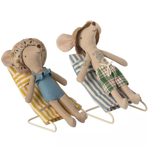 Maileg Poppenstrandstoelen - 12,5 Cm - 2st 4 Maileg Poppenstrandstoelen - 12,5 Cm - 2st - Afbeelding 2