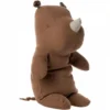 Maileg Safari Friends Neushoorn - Chocolade - 34 Cm