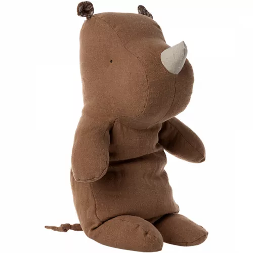 Maileg Safari Friends Neushoorn - Chocolade - 34 Cm 3 Maileg Safari Friends Neushoorn - Chocolade - 34 Cm