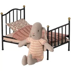 Maileg Vintage Poppenhuisbed Antraciet - My -Janod Winkel maileg vintage poppenbed antraciet my 4