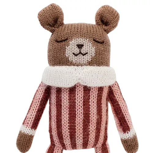 Main Sauvage Knuffelbeer Sienna Striped Jumpsuit - 22 Cm - Afbeelding 2