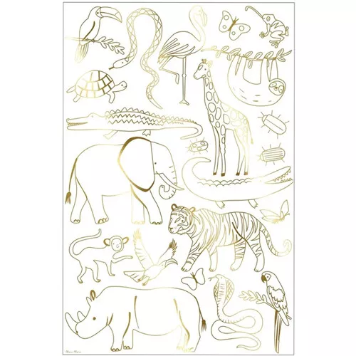 Meri-Meri Meri Meri Inkleurposters Jungle - 2st 4 Meri-Meri Meri Meri Inkleurposters Jungle - 2st - Afbeelding 2