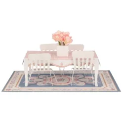 Meri-Meri Meri Meri Papieren Diy Poppenhuis Met Meubels -Janod Winkel meri meri papieren diy poppenhuis 11