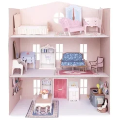 Meri-Meri Meri Meri Papieren Diy Poppenhuis Met Meubels