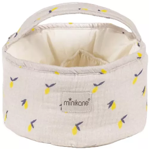 Minikane Poppen Opbergmand Citrons - 11 Cm 3 Minikane Poppen Opbergmand Citrons - 11 Cm