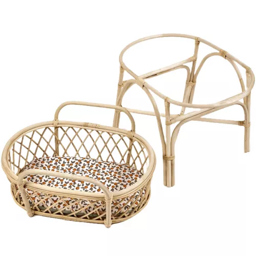 Minikane Poppenwieg Jakarta - Fleurs D'oranger 4 Minikane Poppenwieg Jakarta - Fleurs D'oranger - Afbeelding 2