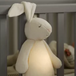 Moonie Knuffelkonijn Met Nachtlamp En Geluid - Cream - 28 Cm -Janod Winkel moonie knuffelkonijn met nachtlamp en geluid cream 28 cm 1