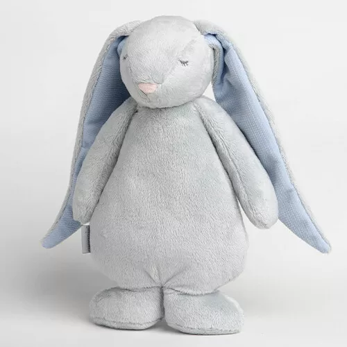 Moonie Knuffelkonijn Met Nachtlamp En Geluid - Sky - 28 Cm - Afbeelding 2