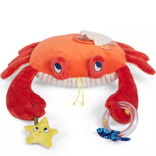 Moulin Roty Activiteitenknuffel Krab - 34 Cm 6 Moulin Roty Activiteitenknuffel Krab - 34 Cm - Afbeelding 4