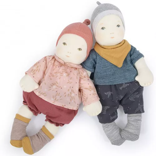 Moulin Roty Lappenpop Jongen Les Bébés - 32 Cm 5 Moulin Roty Lappenpop Jongen Les Bébés - 32 Cm - Afbeelding 3