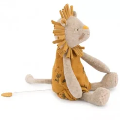 Moulin Roty Knuffelleeuw Met Muziek - 28 Cm -Janod Winkel moulin roty muziekknuffel leeuw2
