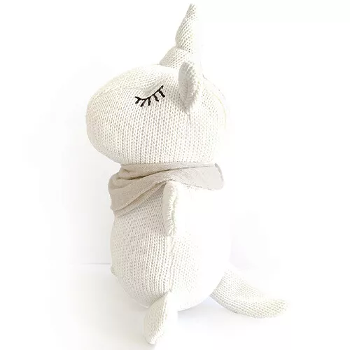 Mrs Ertha Knuffeleenhoorn En Rammelaar - Ivory - 23 Cm 4 Mrs Ertha Knuffeleenhoorn En Rammelaar - Ivory - 23 Cm - Afbeelding 2