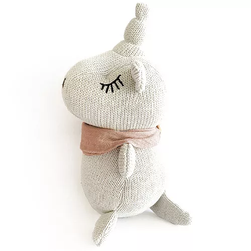 Mrs Ertha Knuffeleenhoorn En Rammelaar - Peach - 23 Cm - Afbeelding 2