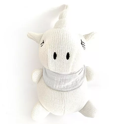 Mrs Ertha Knuffeleenhoorn En Rammelaar - Pearl - 23 Cm 3 Mrs Ertha Knuffeleenhoorn En Rammelaar - Pearl - 23 Cm