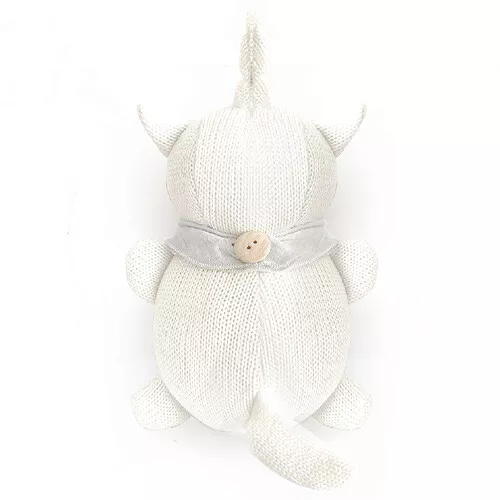 Mrs Ertha Knuffeleenhoorn En Rammelaar - Pearl - 23 Cm 5 Mrs Ertha Knuffeleenhoorn En Rammelaar - Pearl - 23 Cm - Afbeelding 3