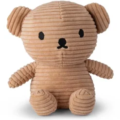 Nijntje-miffy Corduroy Knuffelbeer Boris 17 Cm - Beige -Janod Winkel nijntje miffy corduroy knuffelbeer boris 17 cm beige 2