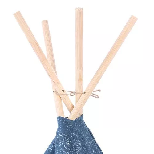 Nobodinoz Tipi Wigwam Phoenix - Gold Bubble Night Blue 5 Nobodinoz Tipi Wigwam Phoenix - Gold Bubble Night Blue - Afbeelding 3