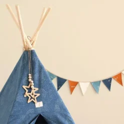 Nobodinoz Tipi Wigwam Phoenix - Gold Bubble Night Blue 10 Nobodinoz Tipi Wigwam Phoenix - Gold Bubble Night Blue -Janod Winkel nobodinoz tipi wigwam phoenix gold bubble night blue3