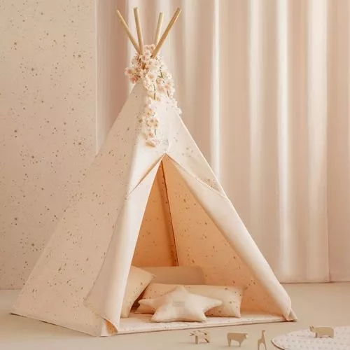 Nobodinoz Tipi Wigwam Phoenix - Gold Stella Dream Pink - Afbeelding 5